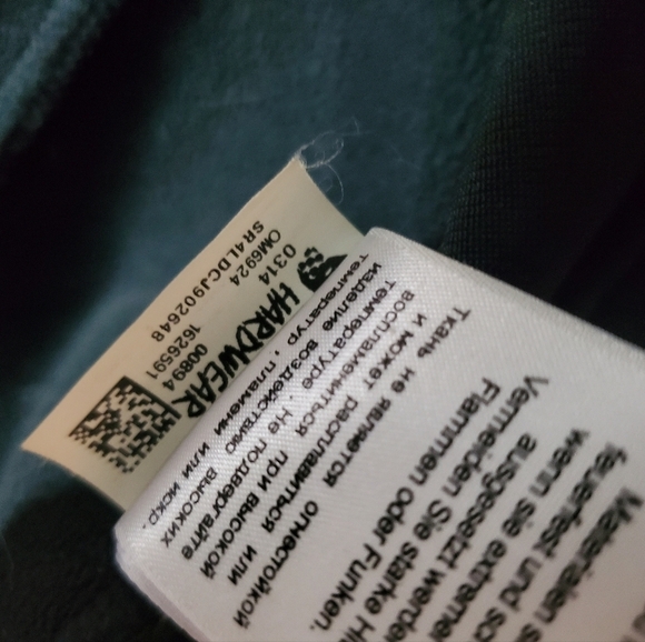 Mens Mountain Hardwear Soft Shell Fleece Jacket size Medium Black - Picture 9 of 16